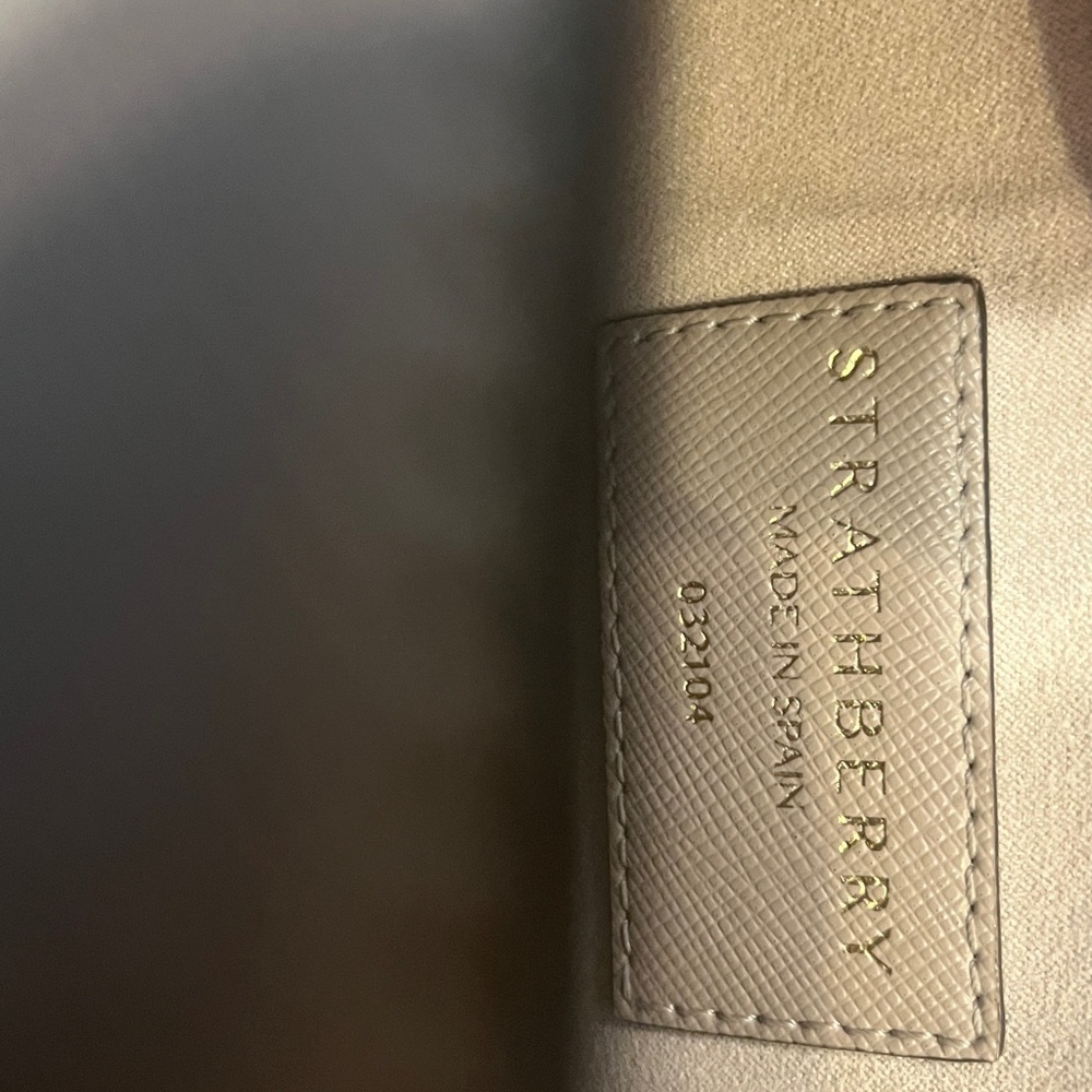 Strathberry S Convertible Shoulder / Crossbody Flap Bag in Cappuccino - Picture 11 of 12